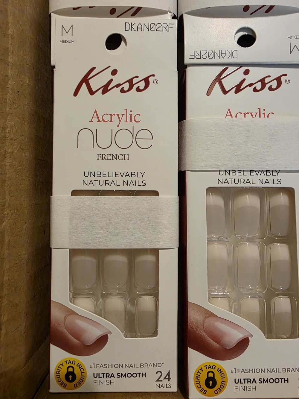 Kiss Acrylic Nude Press-On Nails - Natural Nude - 36 Boxes - Picture 3 of 8